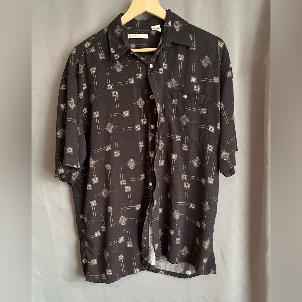 Moda Campia Moda - Button Down, Short Sleeve - Large